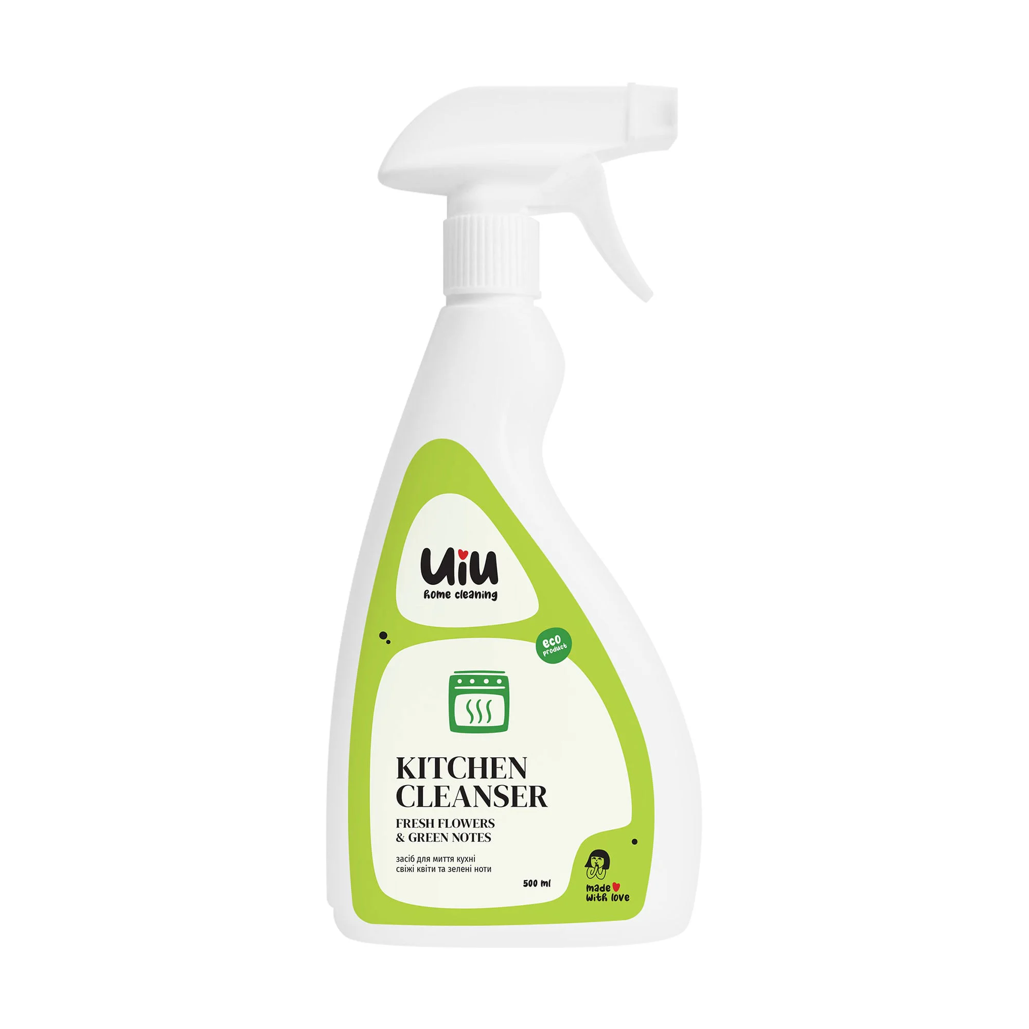 Марина Средство для мытья кухни UIU Kitchen Cleanser Свежие цветы и зеленые ноты, 500 мл photo