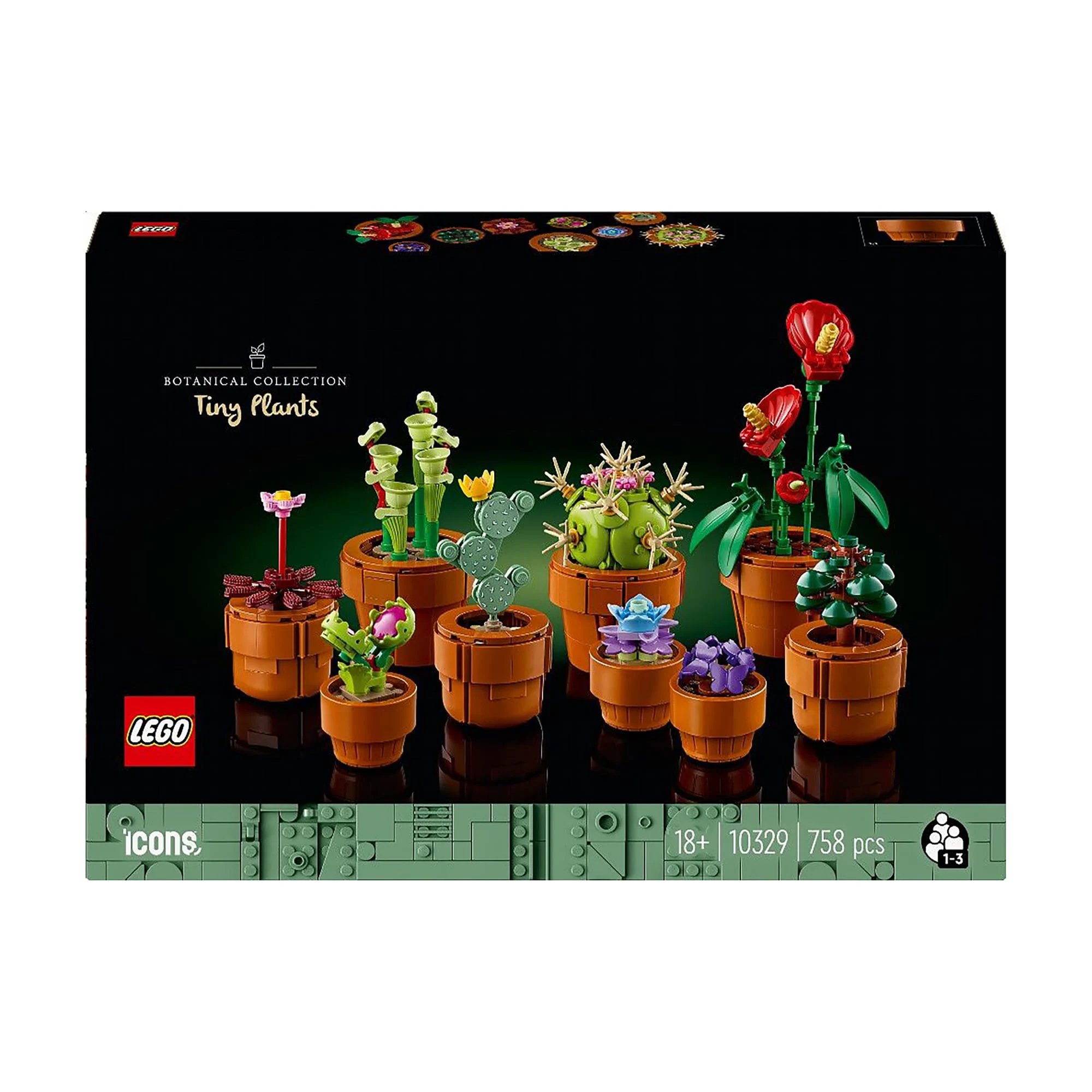 Маргарита Конструктор LEGO Icons Botanical Collection Tiny Plants 758 деталей, від 18 років (10329) photo