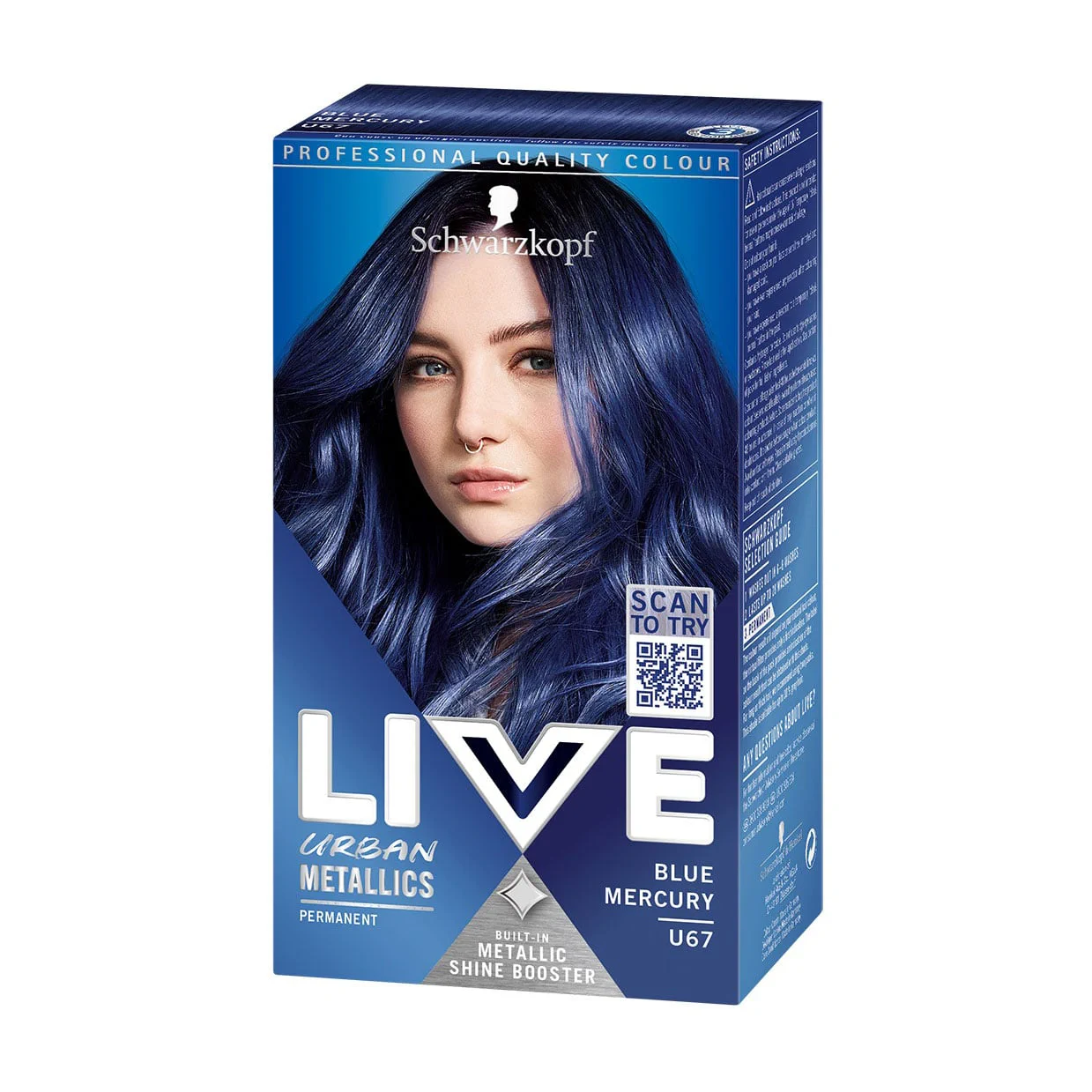 Алеся Стойкая крем-краска для волос Schwarzkopf LIVE Urban Metallics, 142.5 мл photo