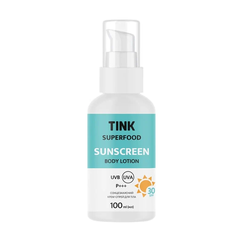 Яна Сонцезахисний лосьйон для тіла Tink Superfood Sunscreen Body Lotion, SPF 30, 100 мл photo