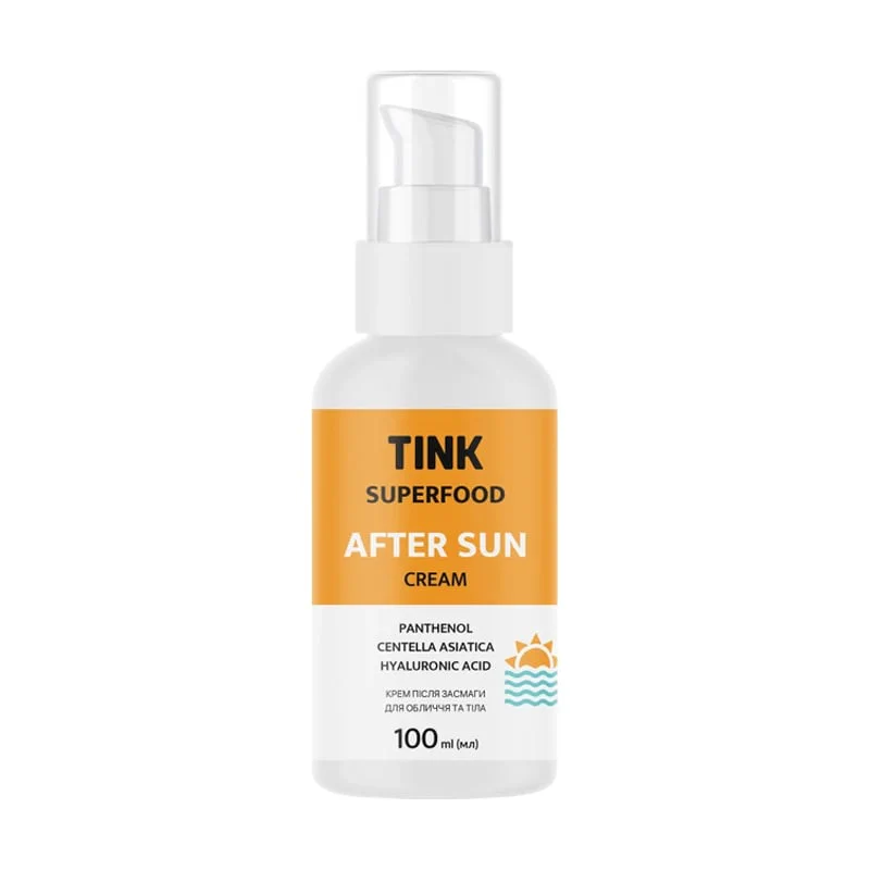 Юлія Крем после загара для лица и тела Tink Superfood After Sun Cream, 100 мл photo