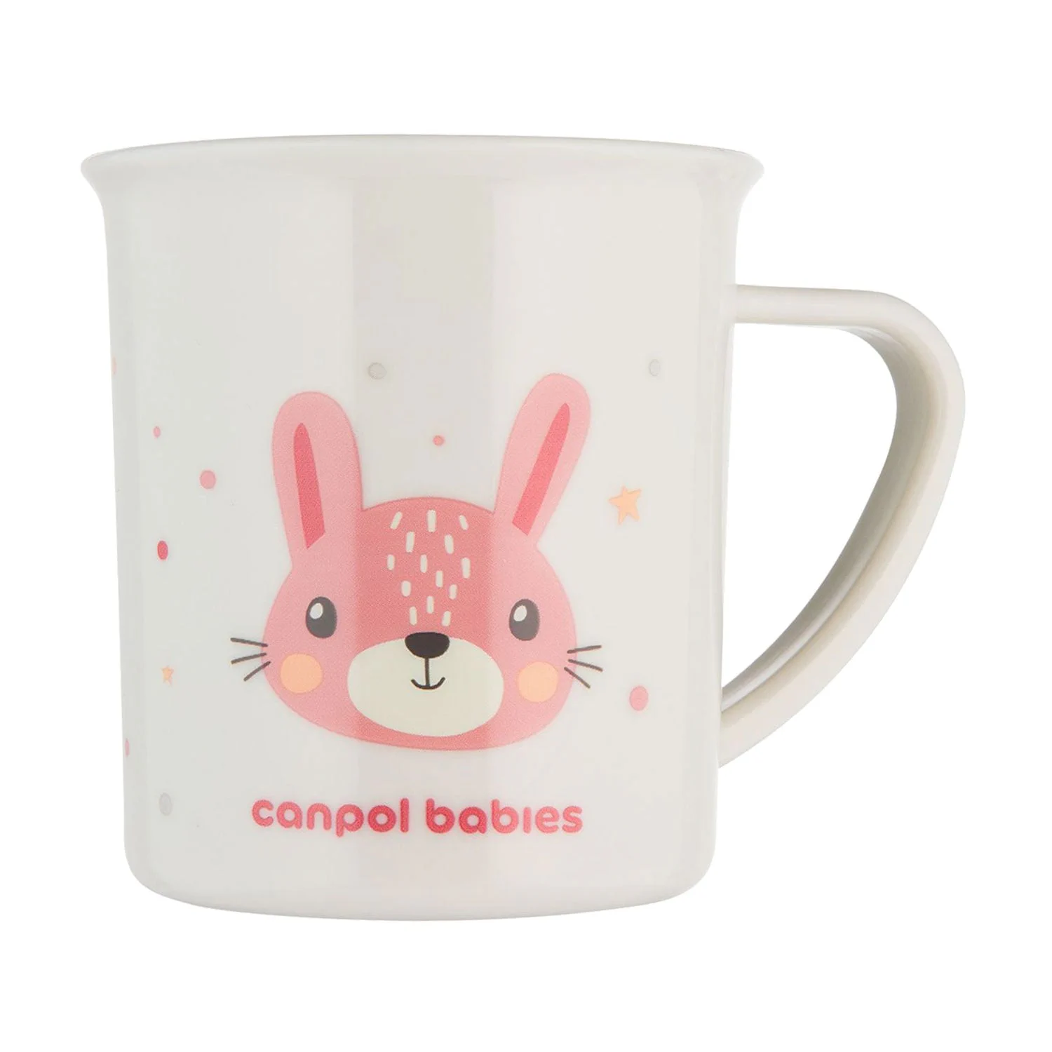 Анастасія Кружка Canpol Babies Cute Animals пластикова, з малюнком, від 1 року, рожева, 170 мл (4/413_pin2) photo