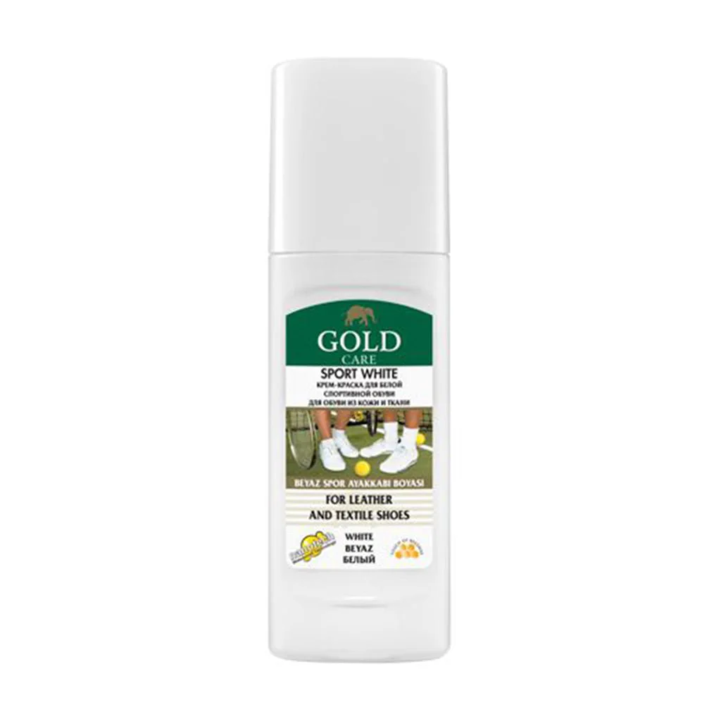 Інна Т. Крем-краска для спортивной обуви Gold Care Sport White Белый, 75 мл photo