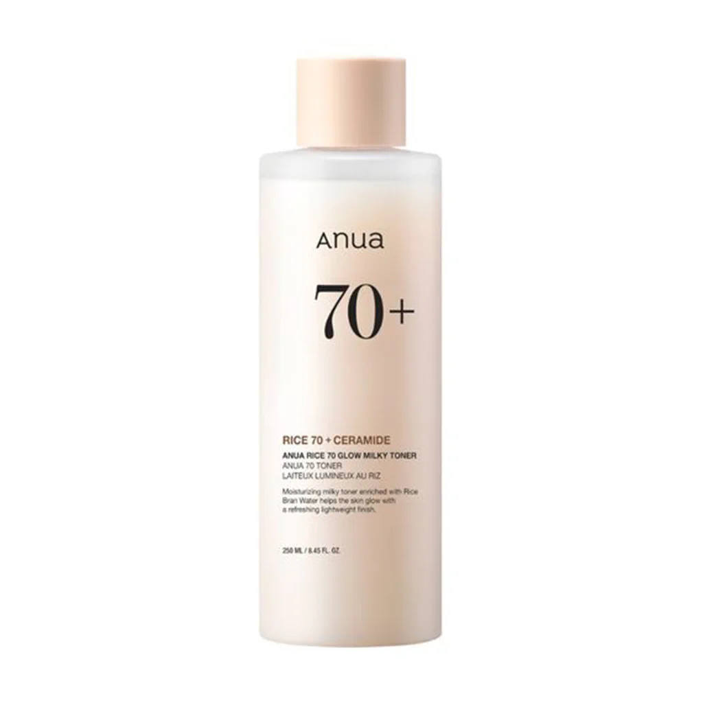 Оксана Тонер для лица Anua Rice 70 Glow Milky Toner photo