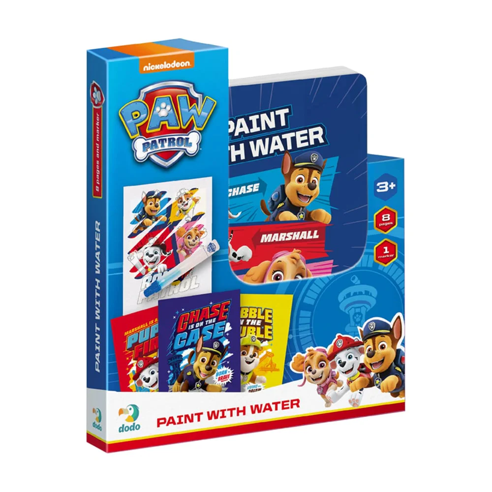 Анастасія Набір водних розмальовок DoDo Малюй водою: Paw Patrol, від 3 років (200444) photo