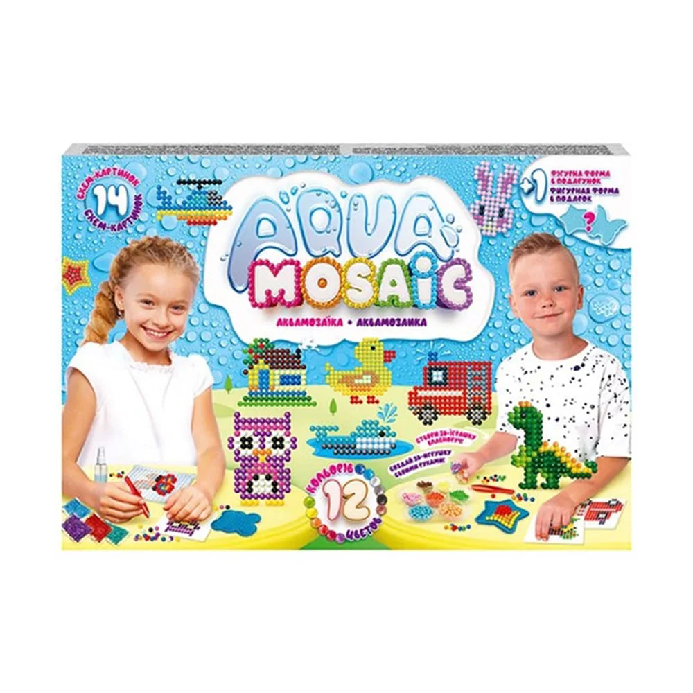Ирина Аквамозаика Danko Toys Aqua Mosaic Креативное творчество, малый набор, 25*25*4 см, от 5 лет (AM-01-03) photo