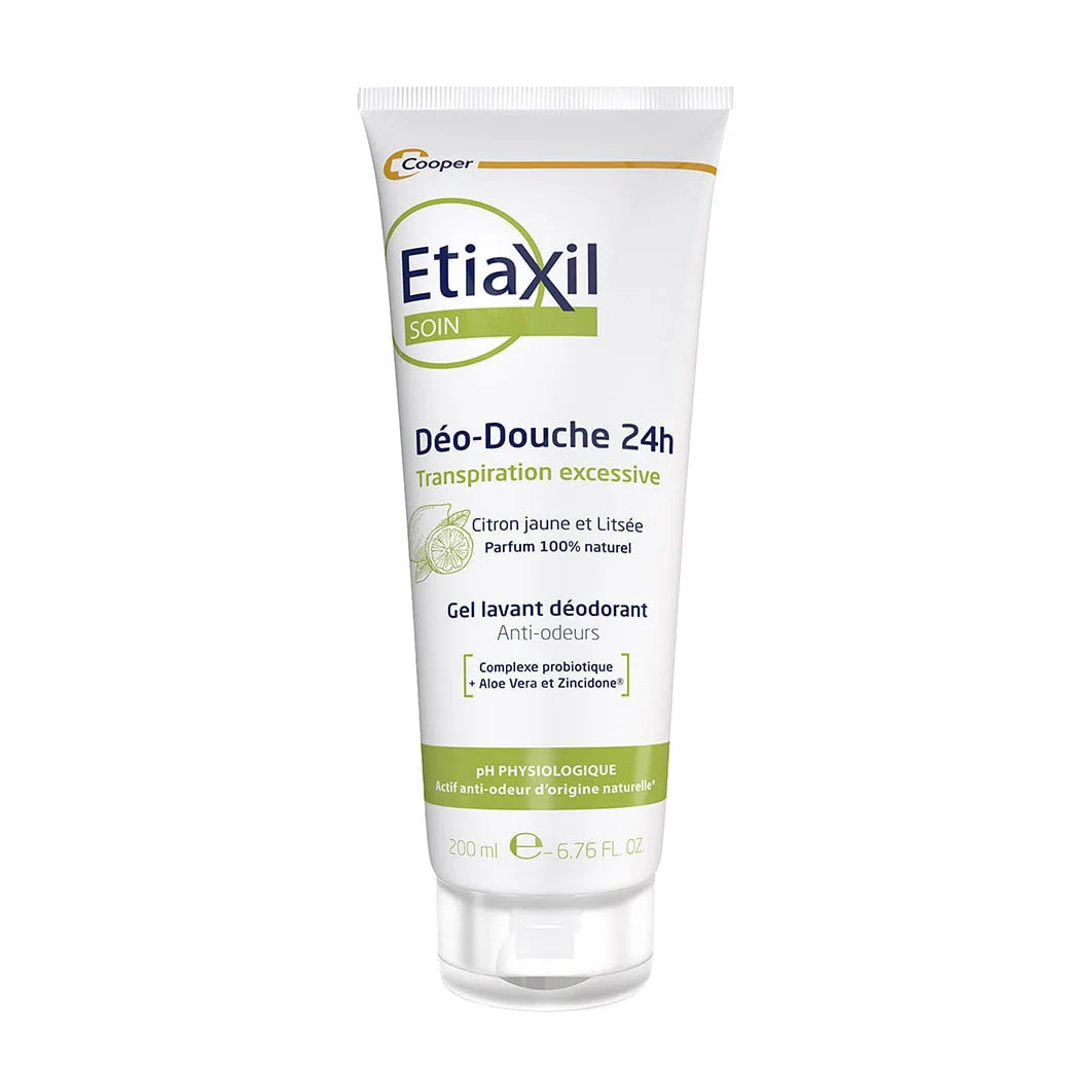 Елена n. Гель-дезодорант для душу Etiaxil Deo-Shampoo 24h Deodorant Shower Gel Citrus з пробіотиком, 200 мл photo