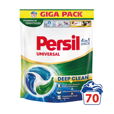 Капсулы для стирки Persil Universal 4 in 1 Deep Clean, 70 стирок, 70 шт