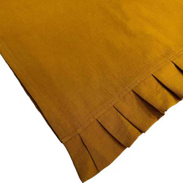 Раннер SoundSleep Stonewash Mustard 40х180 см с рюшами  (94331882) (1155053)