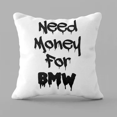 Подушка 3D BMW money 28975 35х35 см (1157553)