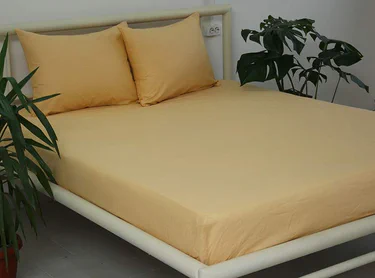 Простынь на резинке + наволочки Apricot Cream TAG tekstil 160х200х20 см CL0042240 (1302902)