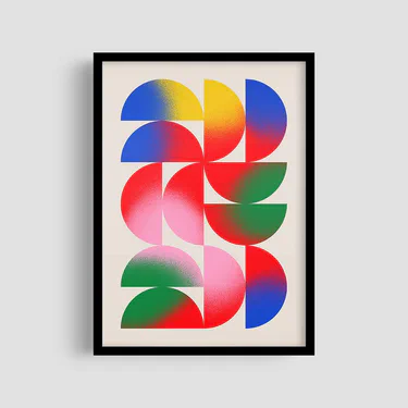 Постер Roomy "Leaf Pop" Біла рамка з глянцевим склом A3 (42x29.7 cm) (1356853)