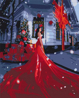 Картина по номерам Brushme 48x60см "За мгновение к празднику" BS52708L (1452753)