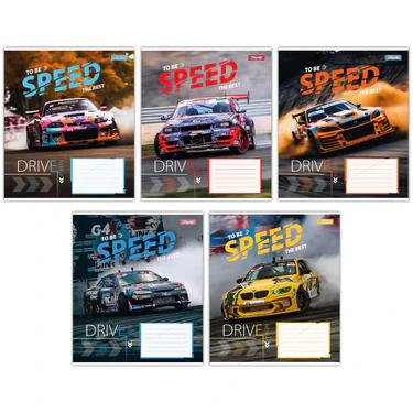 Тетради ученические 18 листов линия 1B Speed the best, 25 шт. в упаковке (1473853)