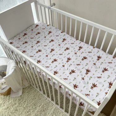 Простирадло на гумці Baby Comfort 120*60 см бязь Оленя (1521206)