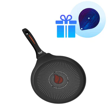 Сковорода для млинців Krauff Smart Fry ⌀24 см + ПОДАРУНОК: підставка (1551253)