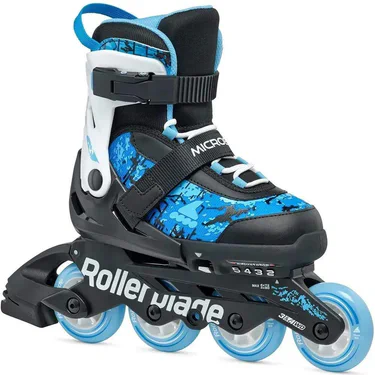 Ролики Rollerblade Microblade SL 36.5-40 Black/Blue (1012-86B0751540-NF02-36.5-40) (1632364)