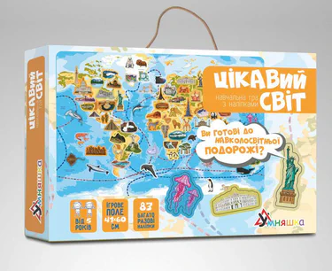 Настільна гра розумниця "цікавий світ" kp-006 (1663459)