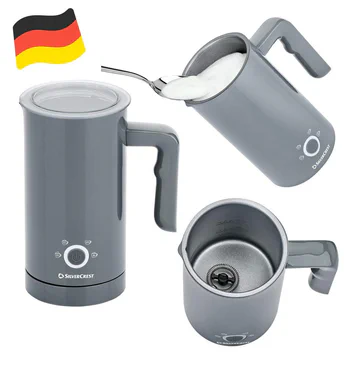 Спениватель молока SilverCrest SMSP 500 A1 Grey (500 Вт, 4 режима, до 300 мл, Германия) (1802453)