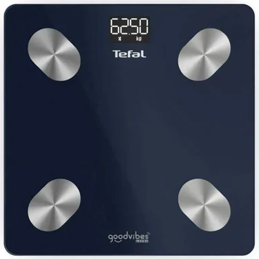 Ваги Tefal підлогові Goodvibes Life+, 180кг, Bluetooth, AAAx3 в комплекті, скло, синій (2021663)