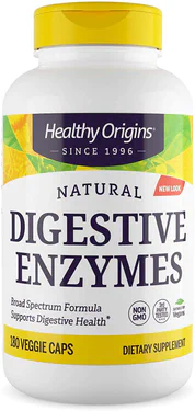 Пищеварительные ферменты, Digestive Enzymes, 180 капсул Healthy Origins vit0001619 (2043553)