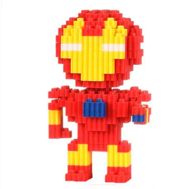 Дитячий конструктор Magic Blocks "Залізна людина" на 578 деталей. Конструктор Супергерой 12 см (2073953)