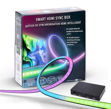Набір адаптивного Ambilight підсвічування для телевізорів 55-65" Smarti HDMI Sync Box TV з LED-стрічкою 2.6м (2090153)