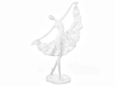 Інтер'єрна статуетка Lefard Ballerina 40 см White AL120199 (2091753)