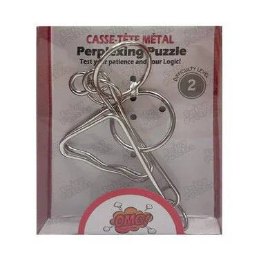 Металлическая головоломка "Perplexing puzzle" 5562D-18, 2 сложность (2157553)