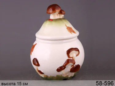 Емкость для хранения Lefard Грибы, 15см,58-596