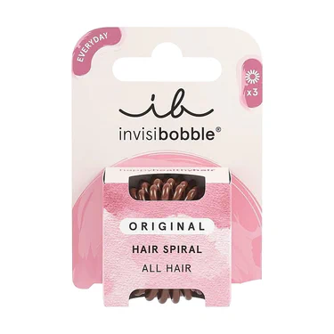 Резинка-браслет для волос Invisibobble Original Pretzel Brown, 3 шт