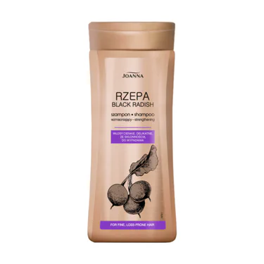 Укрепляющий шампунь Joanna Black Radish Shampoo для тонких волос