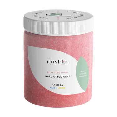 Скраб-жвачка для тела Dushka Sakura Flowers Body Scrub-Gum, 330 г