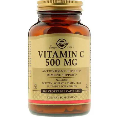 Витамин C Solgar Vitamin C 500 mg 100 Veg Caps (855102)