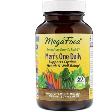 Вітамінно-мінеральний комплекс MegaFood Men's One Daily Iron Free 60 Tabs (861353)
