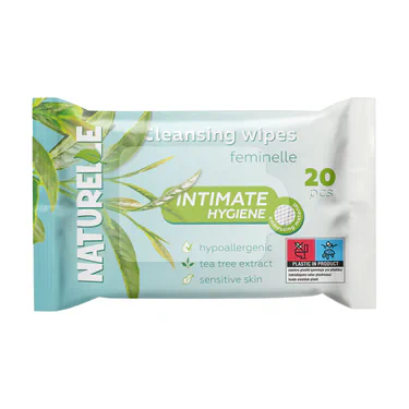 Влажные салфетки для интимной гигиены Naturelle Intimate Hygiene с экстрактом чайного дерева, 20 шт