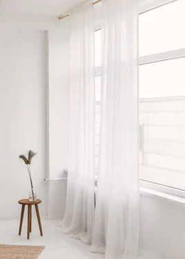 Комплект тюлей Лен Лайт Lux Portiery 300х260 - 2 шт Молочный (TL3503) (913053)