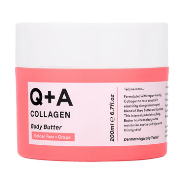 Увлажняющий баттер для тела Q+A Collagen Body Butter с коллагеном, 200 мл