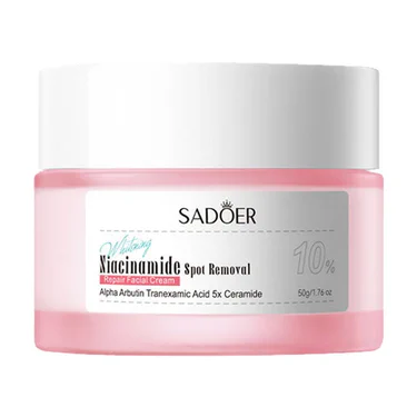 Крем для обличчя Sadoer Niacinamide Spot Removal Repair Face Cream проти плям, з ніацинамідом, 50 г