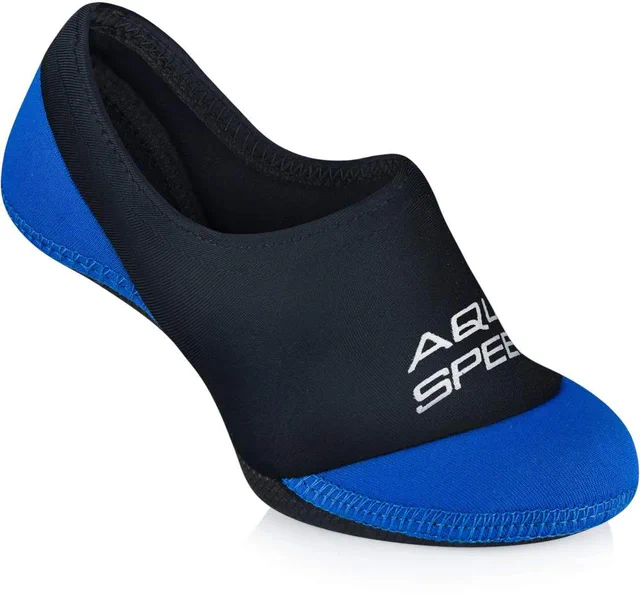 Шкарпетки для плавання AQUA SPEED неопрен 28-29 чорний синій (718811) (2145102)