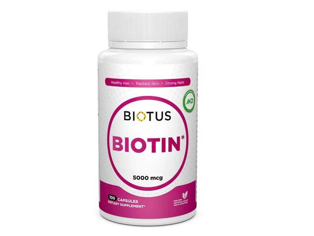 Біотин, Biotin, Biotus, 5000 мкг, 100 капсул (2159341)