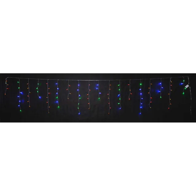 Гірлянда Delux ICICLE С 100LED 3.2х0.7 м Білий/Прозорий IP20 (90015252) (2159693)