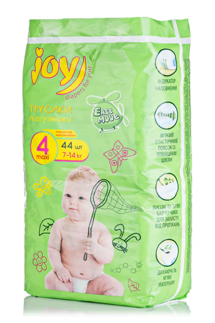 Подгузники-трусики Joy Easy Move размер 4, 7-14 кг, 44 шт