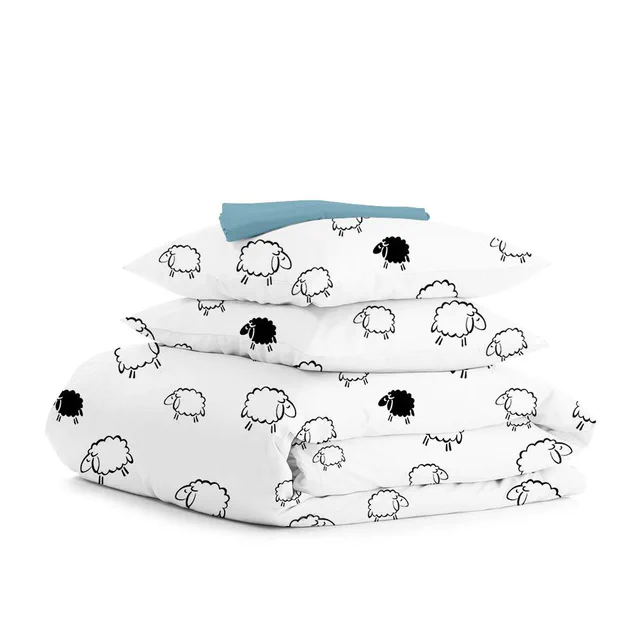 Євро постільна білизна SHEEP DARK BLACK CS2 COSAS (4822052092118) (892753)